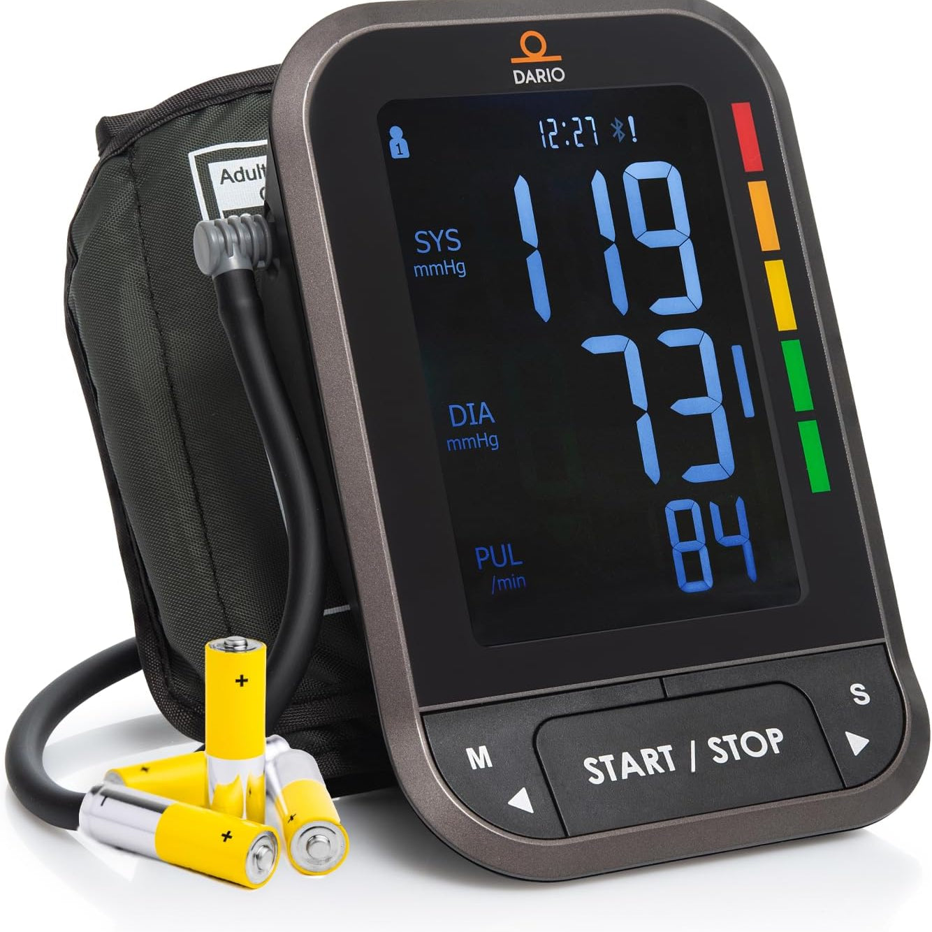 Dario Premium Blood Pressure Monitor - Automatic Upper Arm Cuff (Gen 2)