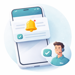 Personalized outreach and guidance on a phone